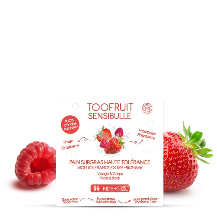 Sensibulle Dermatological Bar Strawberry Raspberry