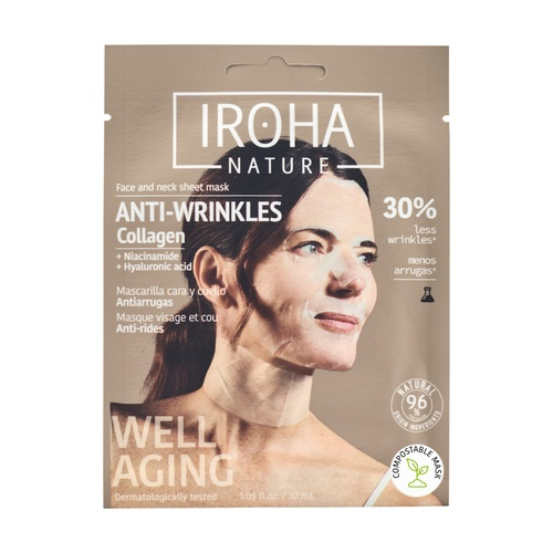 Mascarilla Tisú Collagen Iroha Nature