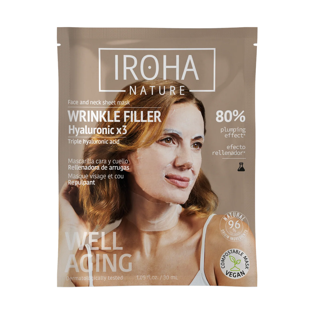 Mascarilla Tisú Triple Ácido Hialurónico Iroha Nature
