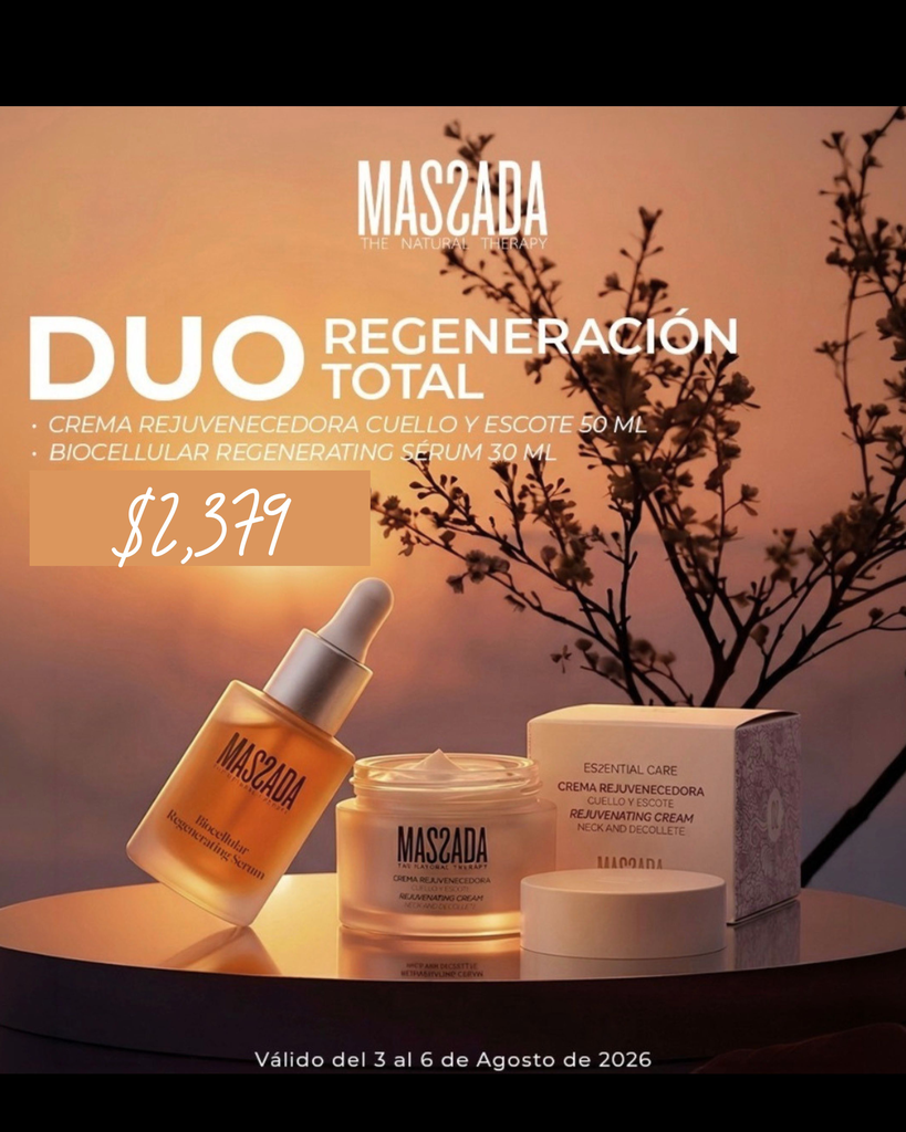 Pack Massada Serum Biocelular + Crema Rejuvenecedora