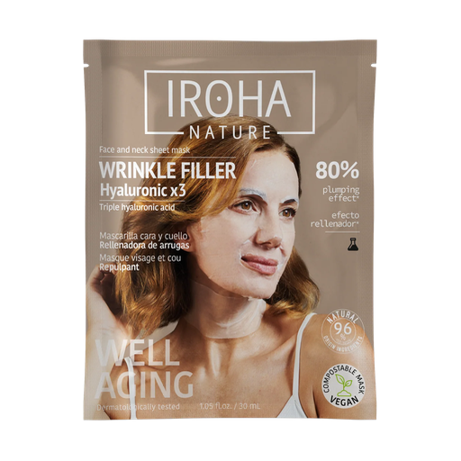 Mascarilla Tisú Triple Ácido Hialurónico Iroha Nature